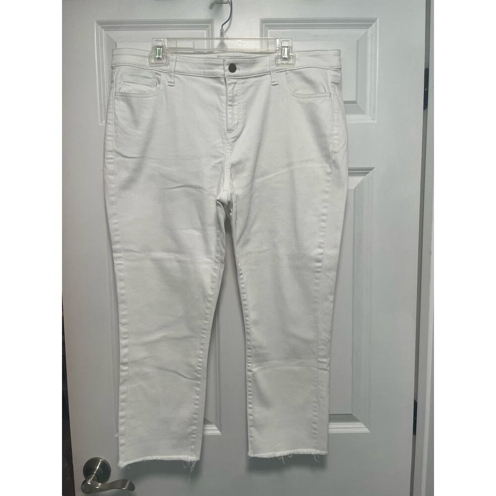 Vineyard Vines White Cropped Ankle Jeans